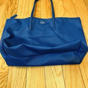 Royal Blue Lacoste Tote Bag